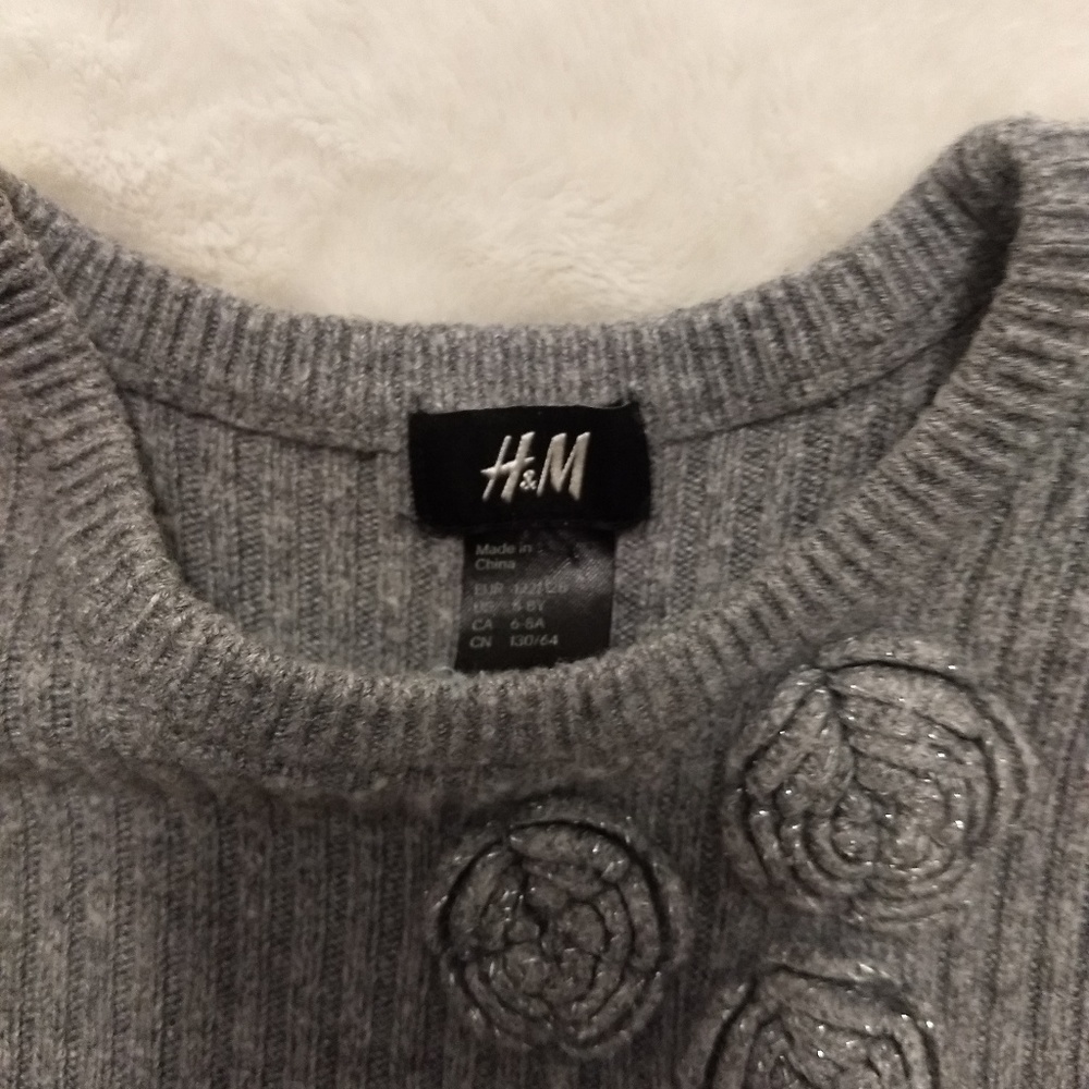 H&M Girls fall dress size 6-8Y